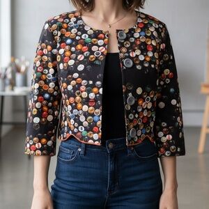 Anne Elizabeth Paris Champagne Jacket